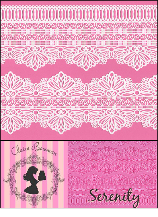 Serenity Cake Lace Mat By Claire Bowman Claire Bowman Cake Lace