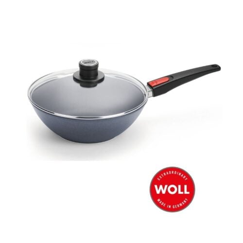 Deep Non Stick WOLL Frying Pan with Glass Lid