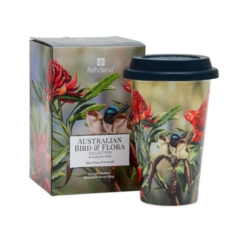 Teas & C's Silk Road Demi Cup & Saucer 85ML Set 2 Cherry Red WAS $24.95 NOW  $9.95 - Epicure Homewares